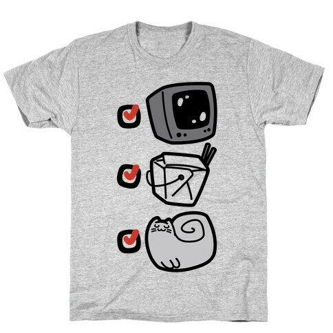 Tv Takeout Cat T-Shirt