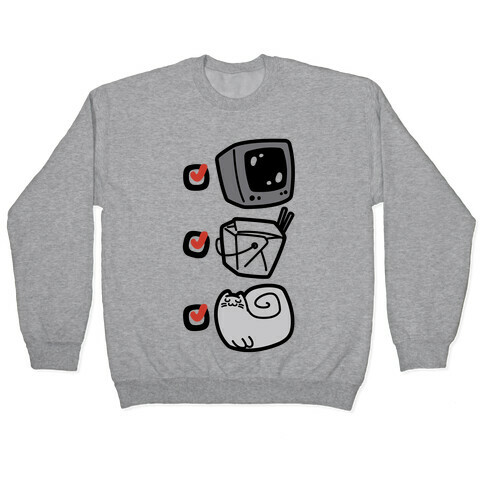 Tv Takeout Cat Pullover