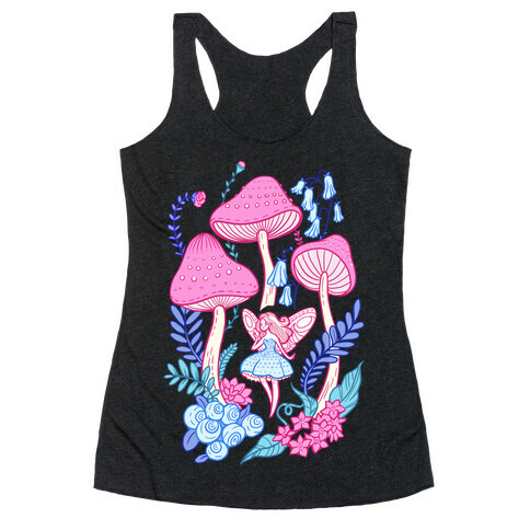 Pastel Fairy Garden Racerback Tank Top