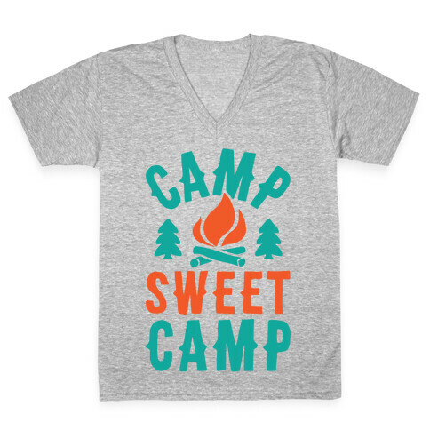 Camp Sweet Camp V-Neck Tee Shirt