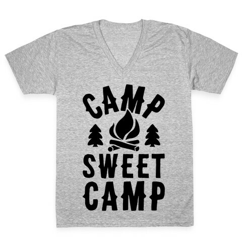 Camp Sweet Camp V-Neck Tee Shirt