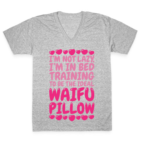 Waifu Pillow In Training V-Neck Tee Shirt