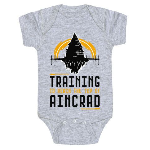 Training to Reach the Top of Aincrad Baby One-Piece