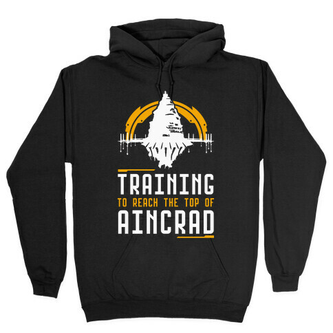Training to Reach the Top of Aincrad Hooded Sweatshirt