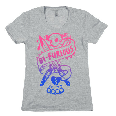 Bi-Furious Womens T-Shirt
