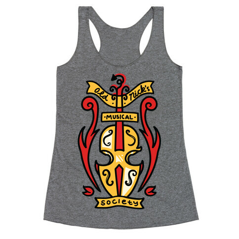 Old Nick's Musical Society Racerback Tank Top