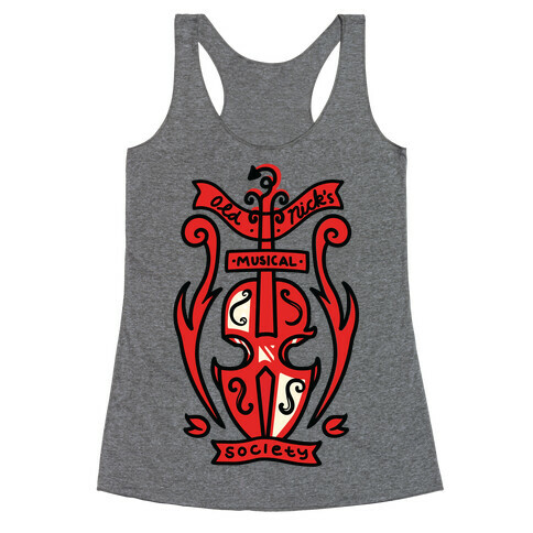 Old Nick's Musical Society Racerback Tank Top