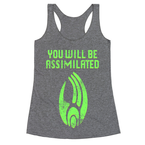 Borg - You Will Be Assimilated Racerback Tank Top