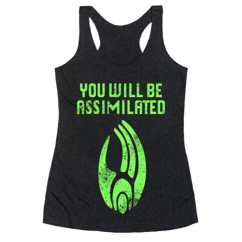 Borg - You Will Be Assimilated Racerback Tank Top