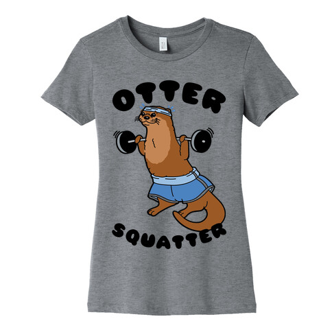Otter Squatter Womens T-Shirt
