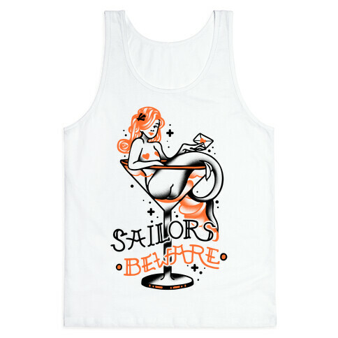 Sailors Beware Classic Tattoo Tank Top