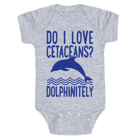 Dolphinitely Baby One-Piece