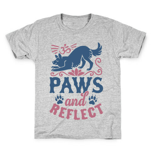 Paws And Reflect (Dog) Kids T-Shirt
