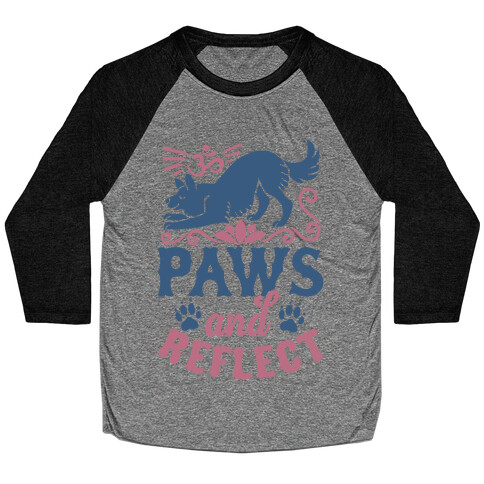 Paws And Reflect (Dog) Baseball Tee