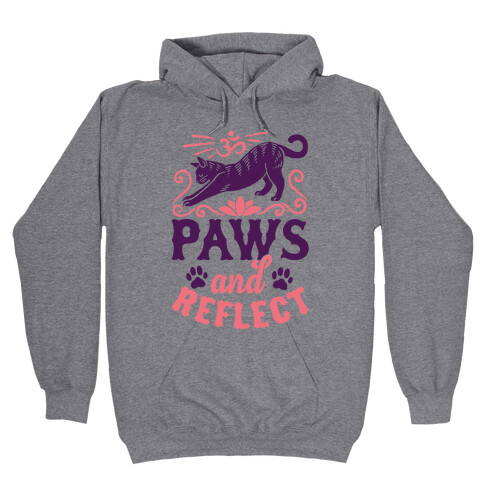 Paws And Reflect (Cat) Hooded Sweatshirt