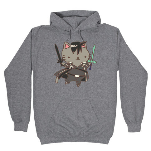 Cat Cosplay Kirito Hooded Sweatshirt