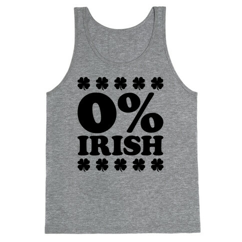 Zero Percent Irish Tank Top