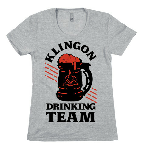 Klingon Drinking Team Womens T-Shirt