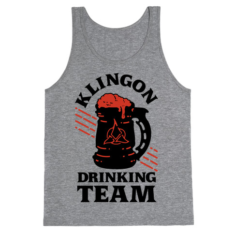 Klingon Drinking Team Tank Top