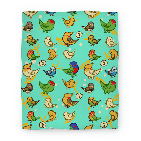 Bird Lover Pattern Blanket