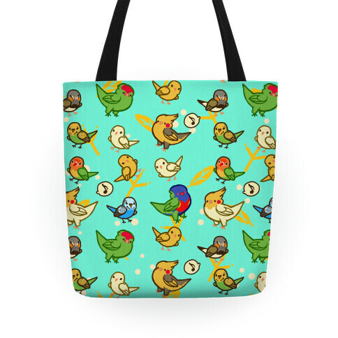 Bird Lover Pattern Tote