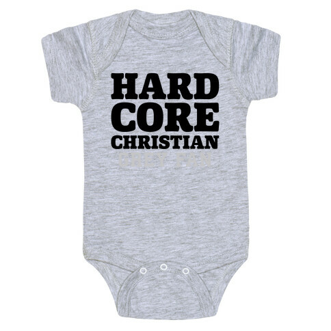 Hardcore Christian Grey Fan Baby One-Piece