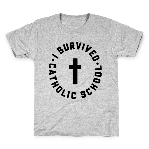 I Survived Catholic School Kids T-Shirt