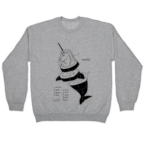 Narwhal Diagram Pullover