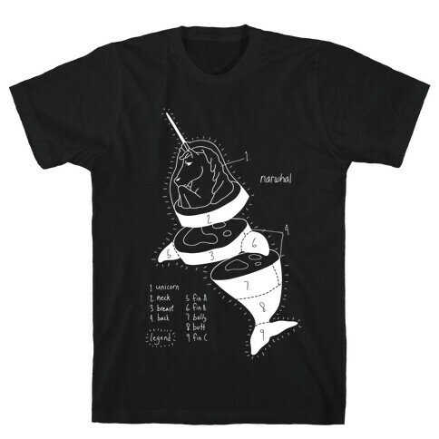 Narwhal Diagram T-Shirt