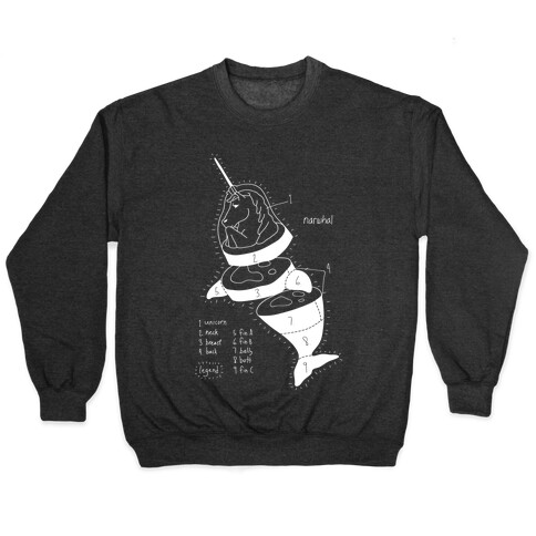 Narwhal Diagram Pullover