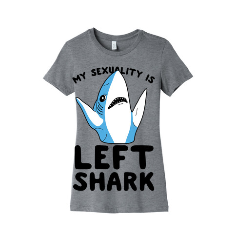 My Sexuality Is Left Shark Womens T-Shirt