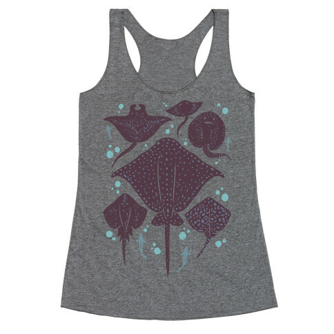 Family Of Stingrays Racerback Tank Top