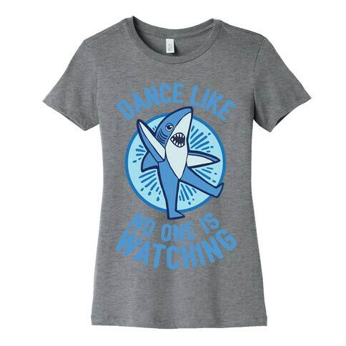 Left Shark Dances Like No One Is Watching Womens T-Shirt