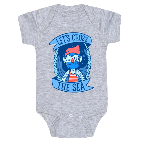 Let's Cross The Sea Baby One-Piece