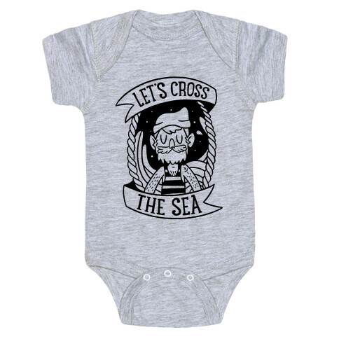 Let's Cross The Sea Baby One-Piece