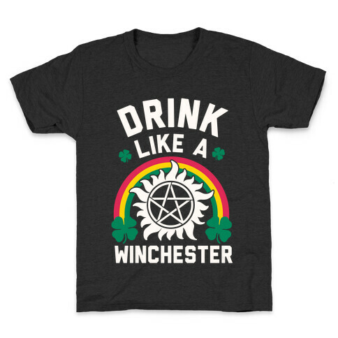 Drink Like A Winchester (St. Patrick's Day) Kids T-Shirt