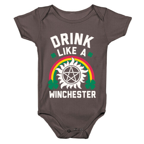 Drink Like A Winchester (St. Patrick's Day) Baby One-Piece