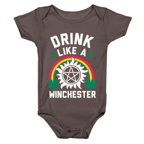 Drink Like A Winchester (St. Patrick's Day) Baby One-Piece