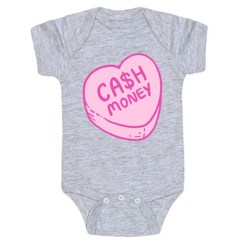 Cash Money Candy Heart Baby One-Piece