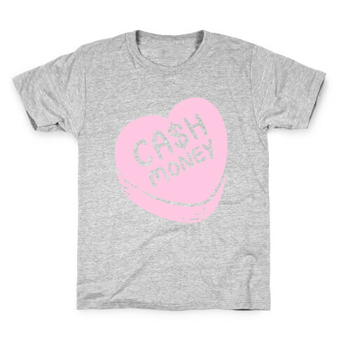 Cash Money Candy Heart Kids T-Shirt