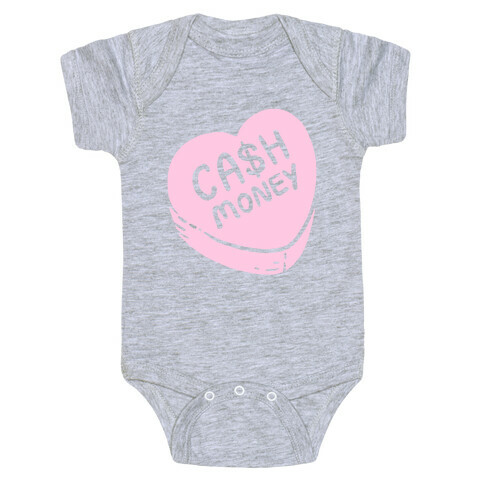 Cash Money Candy Heart Baby One-Piece