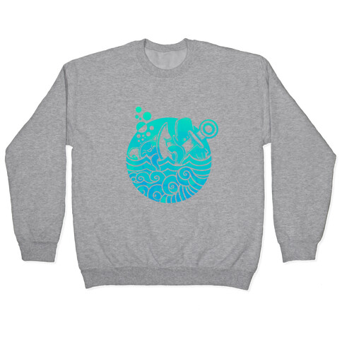 Aqua Friends, Octopus & Whale Pullover