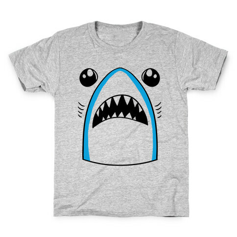 Left Shark Face Kids T-Shirt