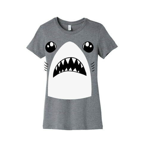 Left Shark Face Womens T-Shirt