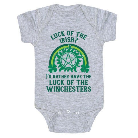 Luck of the Winchesters Baby One-Piece