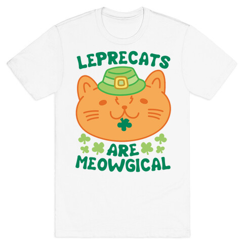 Leprecats Are Meowgical T-Shirt