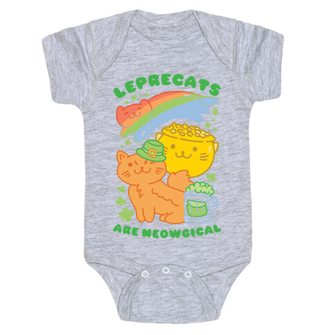 Leprecats Are Meowgical Baby One-Piece