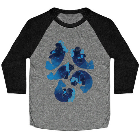 Mermaid Manatees Baseball Tee