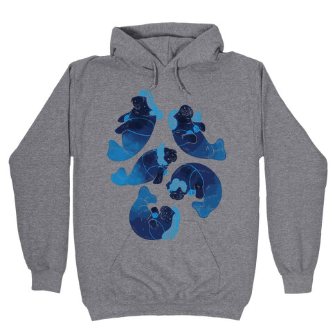 Mermaid Manatees Hooded Sweatshirt