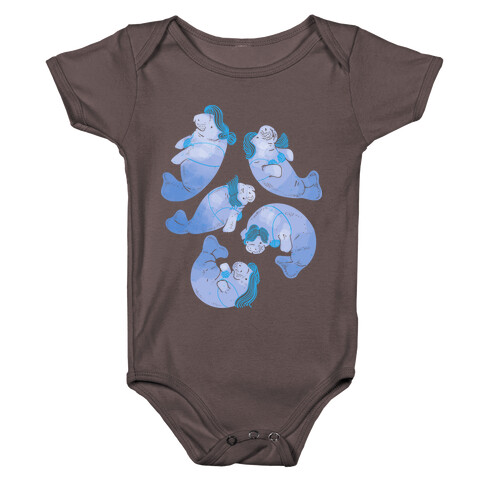 Mermaid Manatees Baby One-Piece